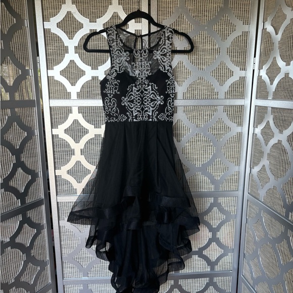 Speechless Dresses & Skirts - Elegant Black Lace High-Low Dress